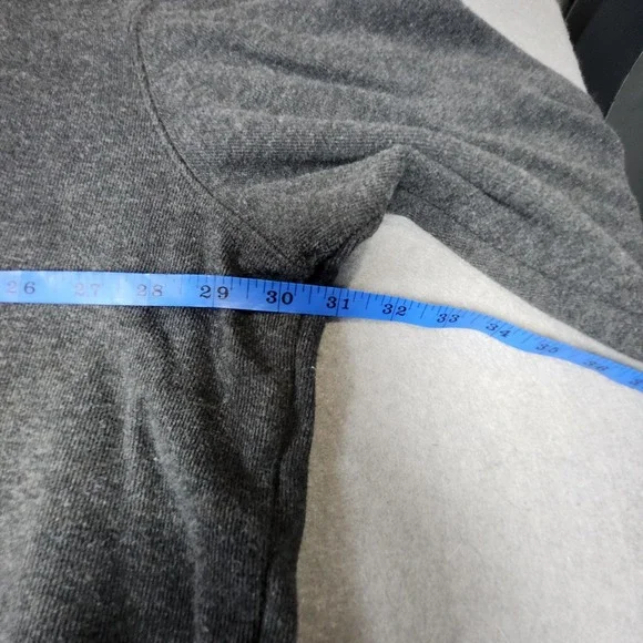 Polo Ralph Lauren Sweater Mens 3XB Charcoal Gray Quarter Zip Estate Rib Pullover - Picture 9 of 11